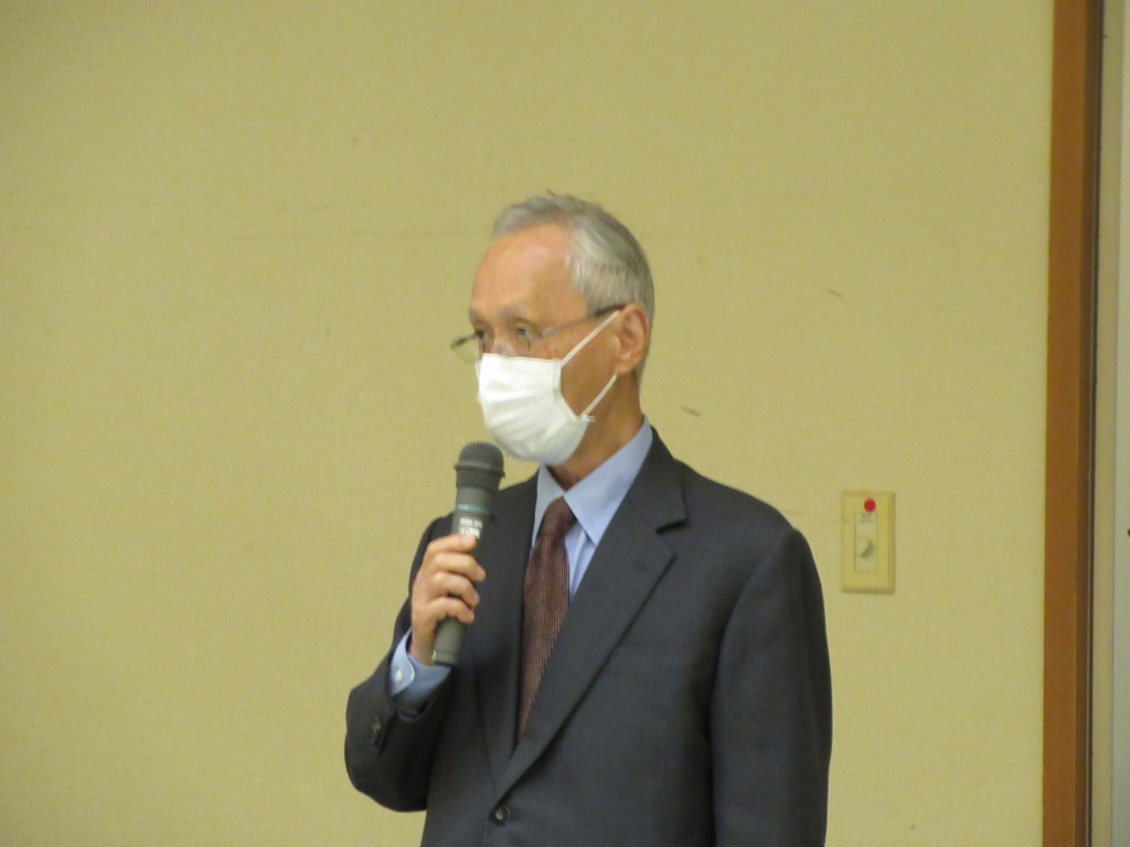 朝日会長（愛知県土木研究会）